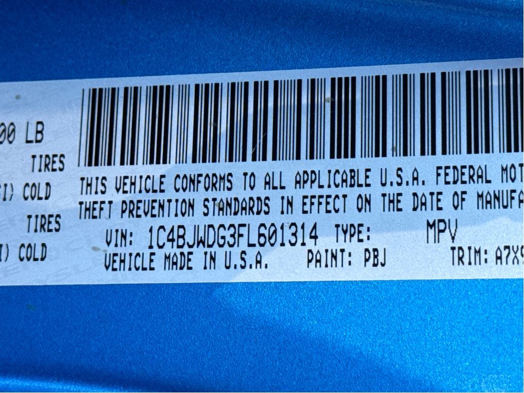 2015 Jeep Wrangler Sport