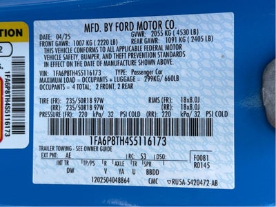 2025 Ford Mustang EcoBoost