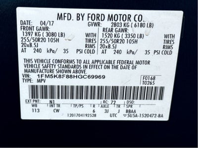 2017 Ford Explorer Limited