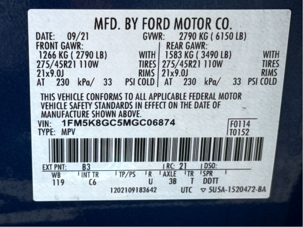 2021 Ford Explorer ST