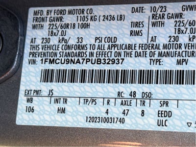 2023 Ford Escape ST-Line Select