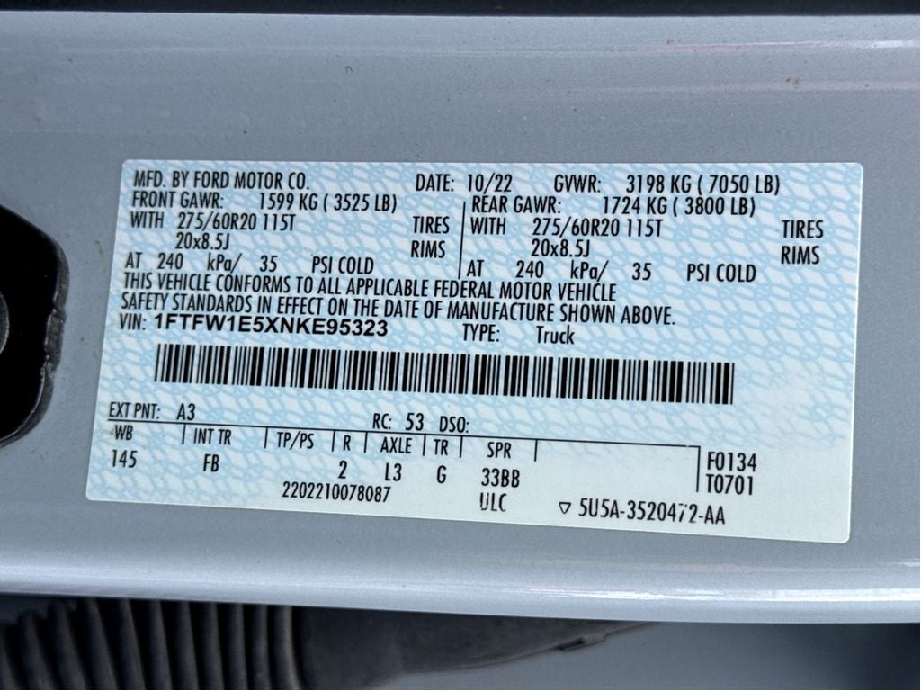 2022 Ford F-150 XLT