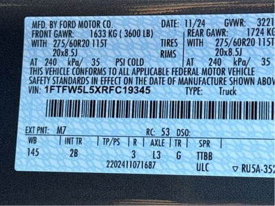2024 Ford F-150 LARIAT