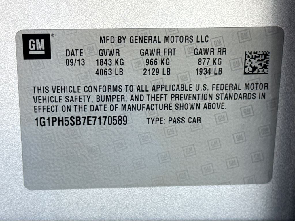 2014 Chevrolet Cruze ECO