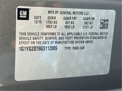 2016 Chevrolet Corvette Z51 1LT