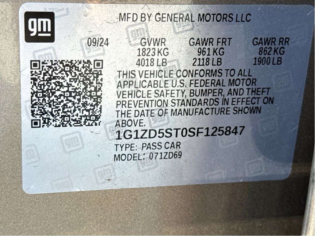 2025 Chevrolet Malibu LT