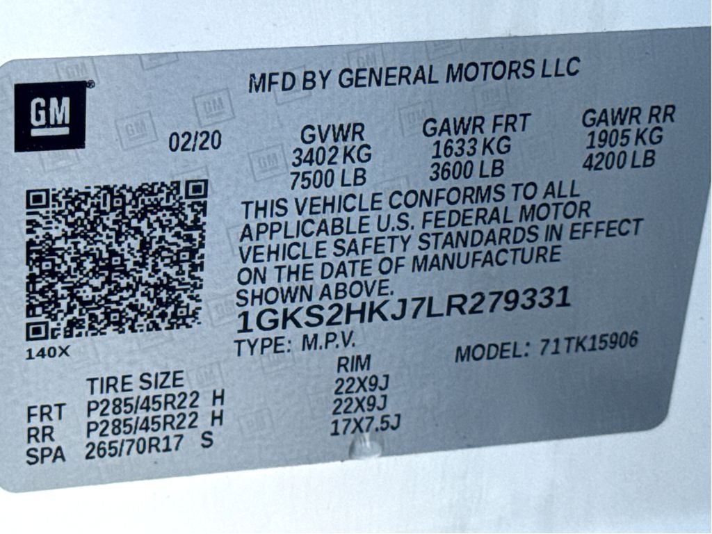 2020 GMC Yukon XL Denali