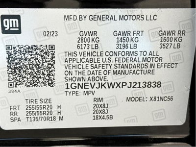 2023 Chevrolet Traverse RS