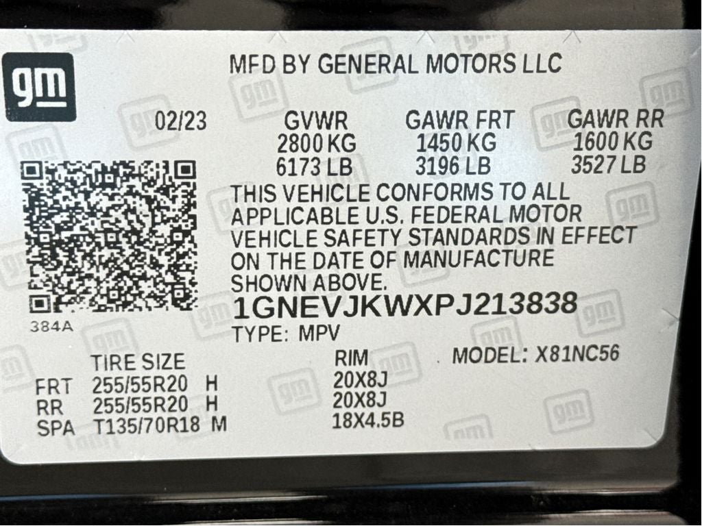 2023 Chevrolet Traverse RS