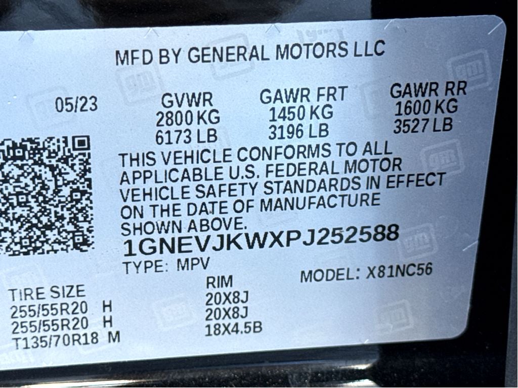 2023 Chevrolet Traverse RS