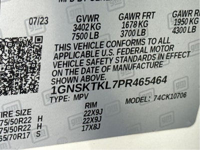 2023 Chevrolet Tahoe High Country