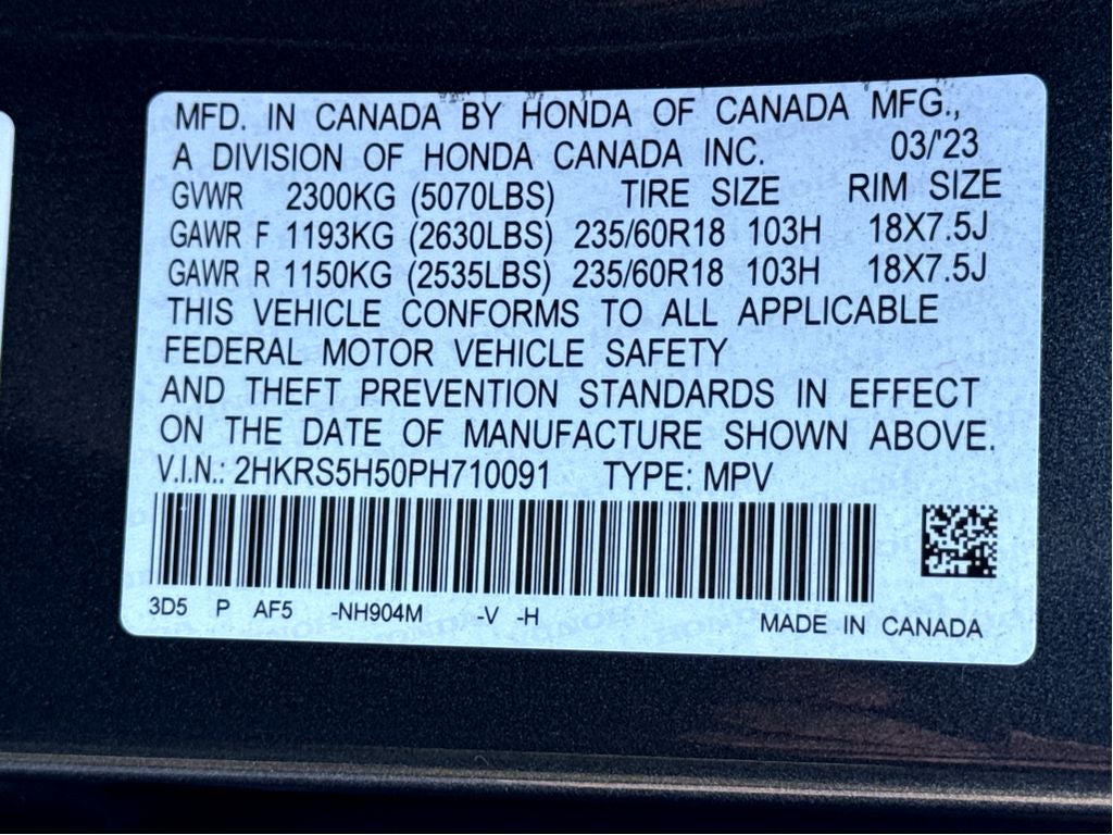 2023 Honda CR-V Hybrid Sport