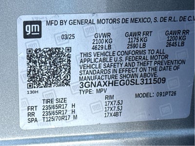 2025 Chevrolet Equinox FWD LT
