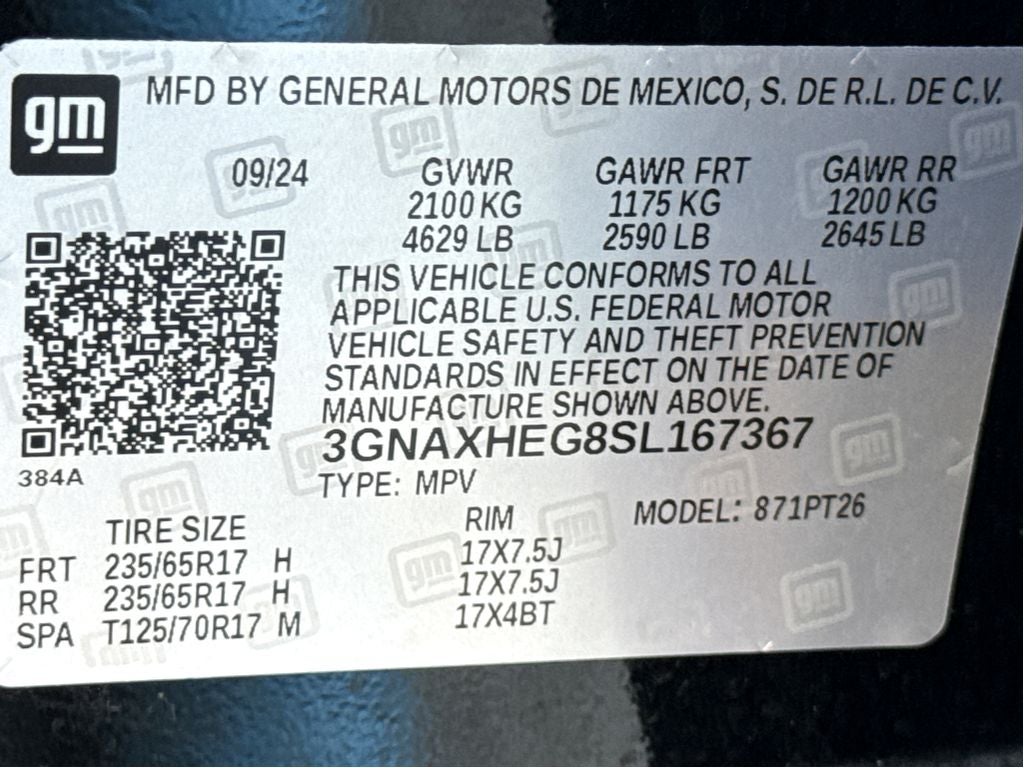 2025 Chevrolet Equinox FWD LT