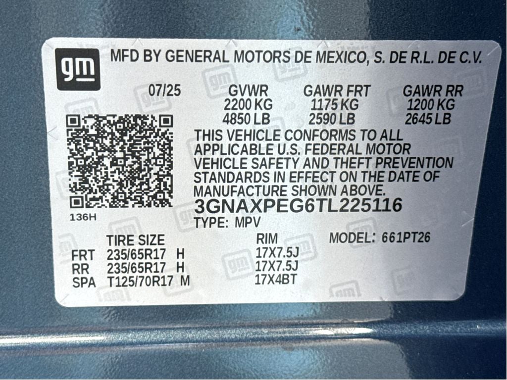 2026 Chevrolet Equinox AWD LT