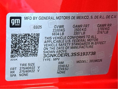 2025 Chevrolet Blazer EV AWD SS