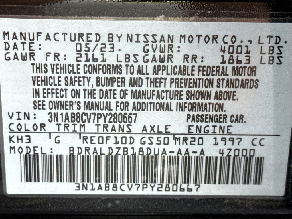 2023 Nissan Sentra SV