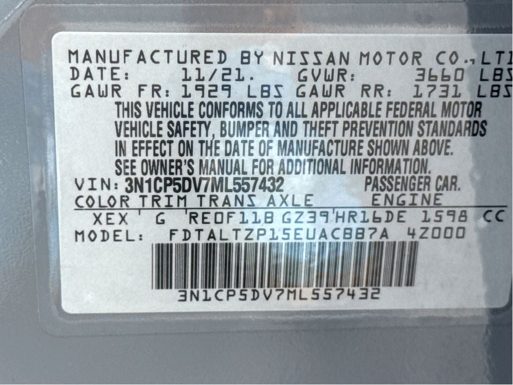 2021 Nissan Kicks SR