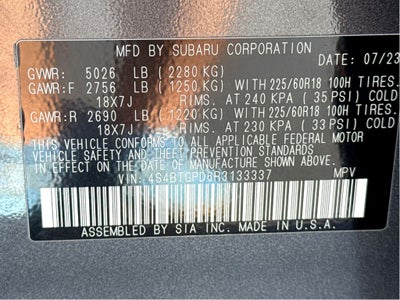 2024 Subaru Outback Touring XT
