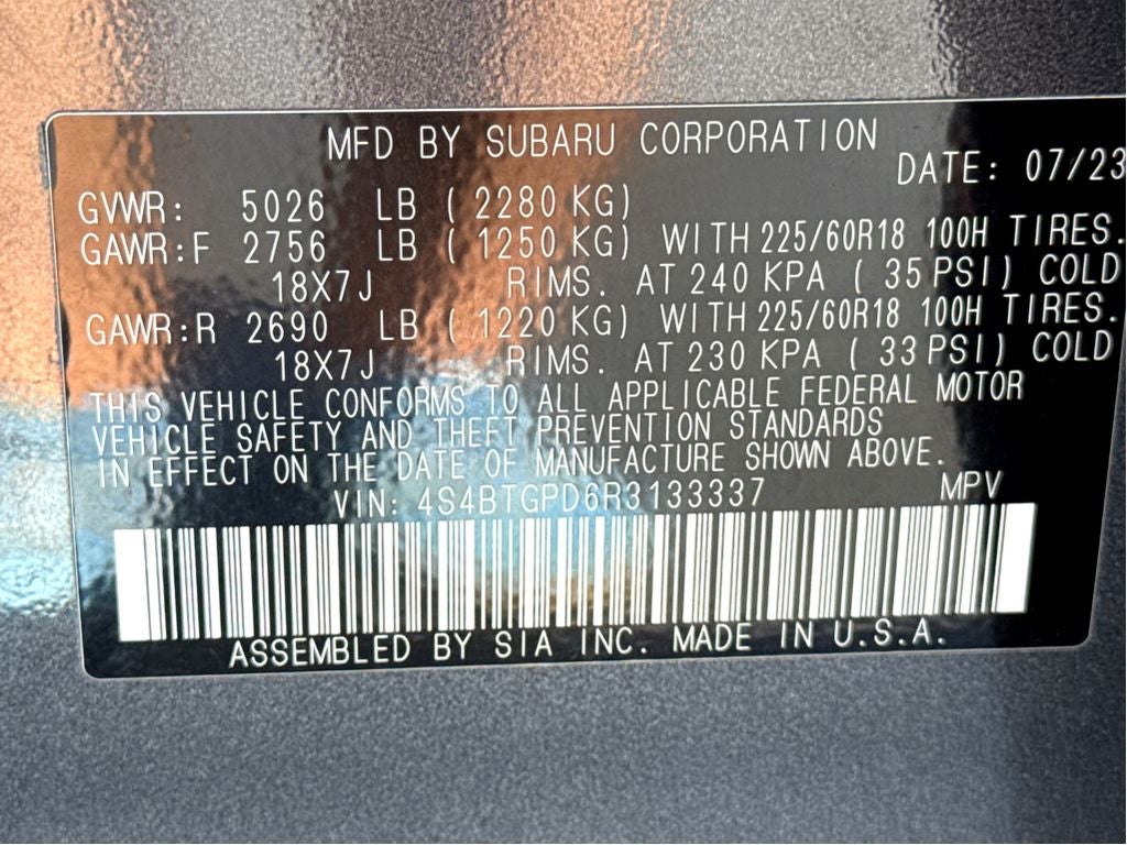 2024 Subaru Outback Touring XT