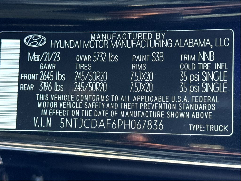 2023 Hyundai Santa Cruz NIGHT