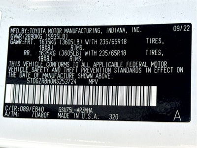 2022 Toyota Highlander XLE