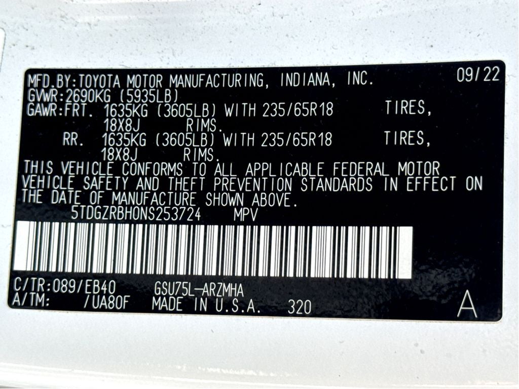 2022 Toyota Highlander XLE