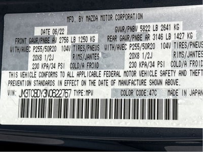 2022 Mazda Mazda CX-9 Carbon Edition