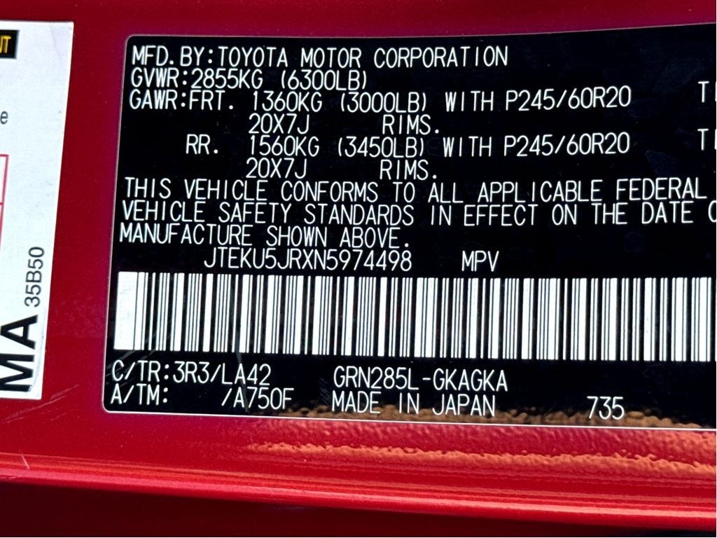 2022 Toyota 4Runner Limited