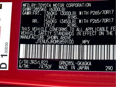 2021 Toyota 4Runner SR5 Premium