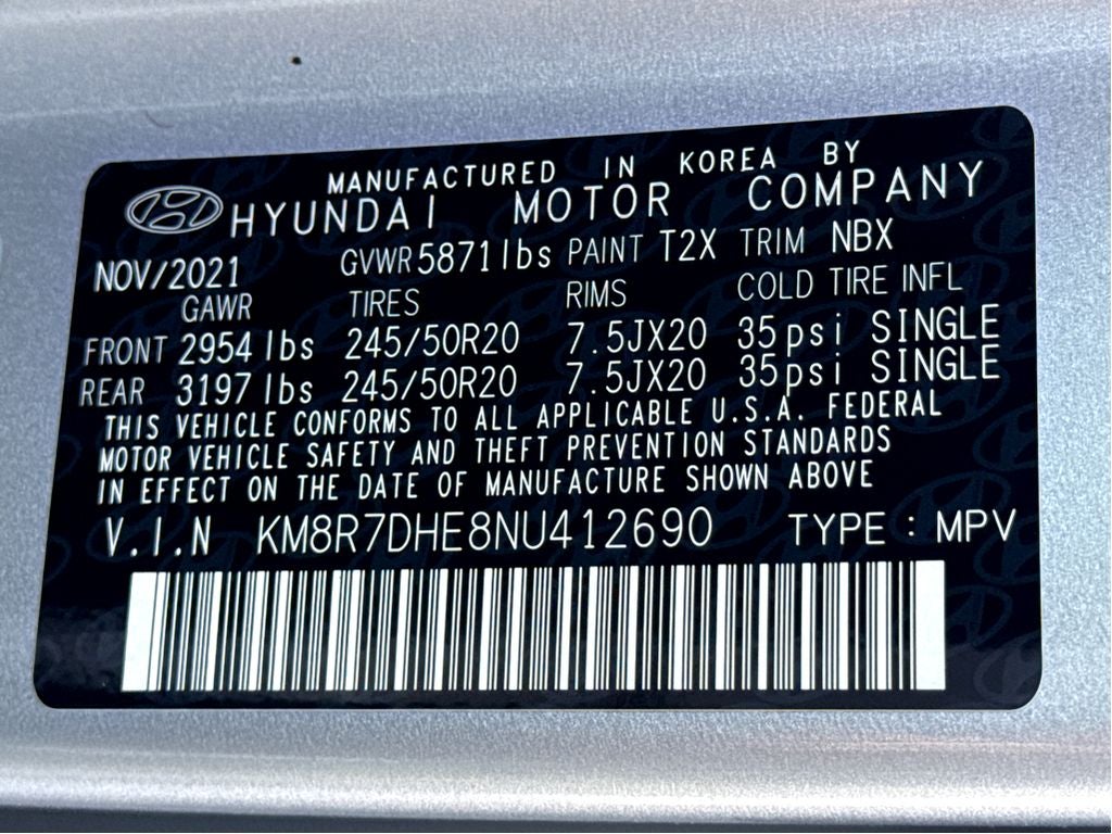 2022 Hyundai Palisade Calligraphy