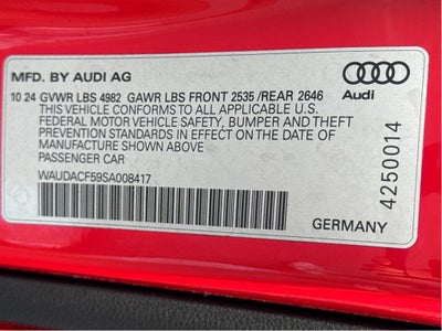 2025 Audi A5 Sportback S line Premium