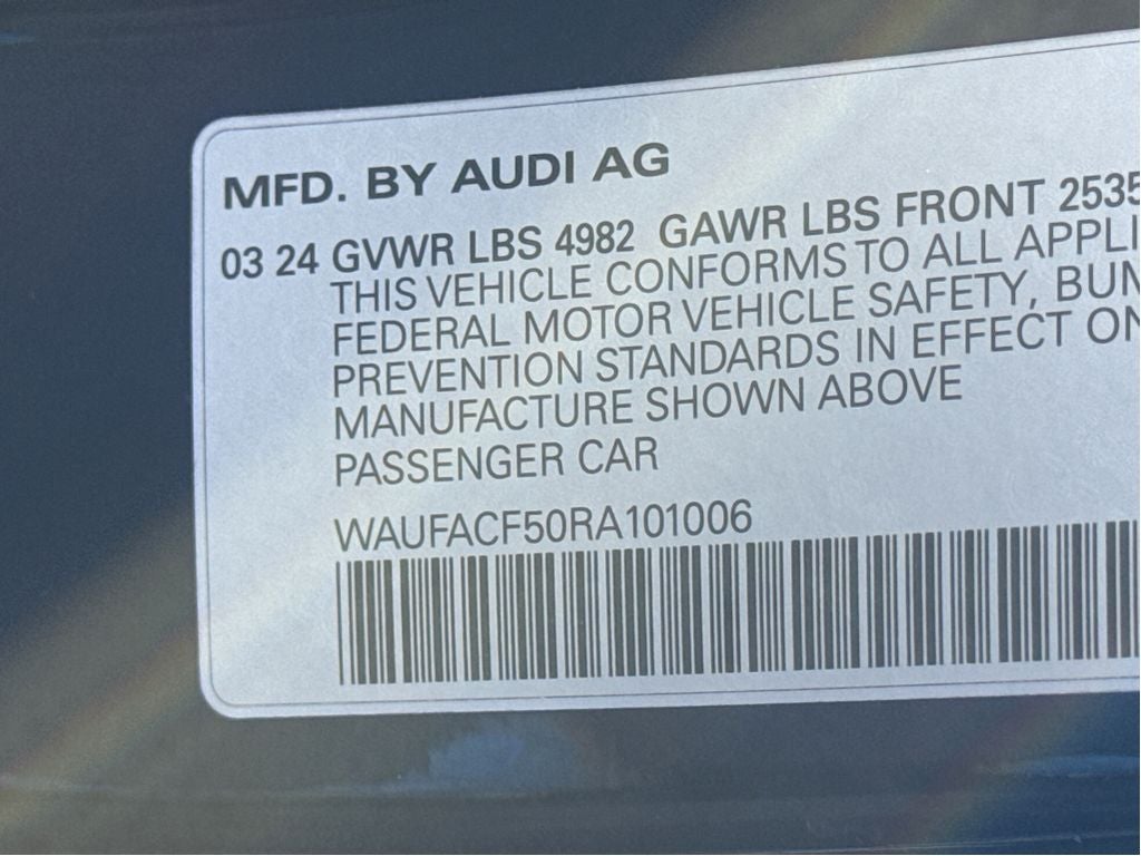 2024 Audi A5 Sportback S line Premium Plus