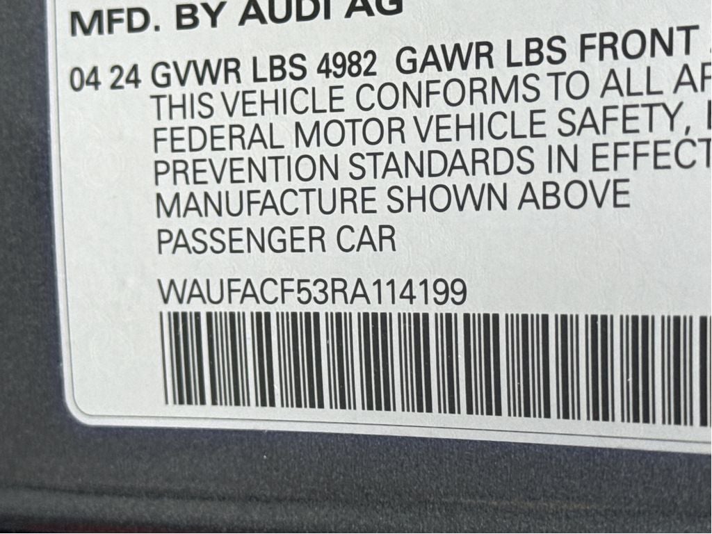 2024 Audi A5 Sportback S line Premium Plus